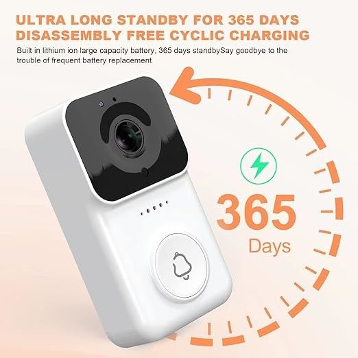 IP65 cámara de seguridad de puerta Wifi con timbre de 2 vías de audio