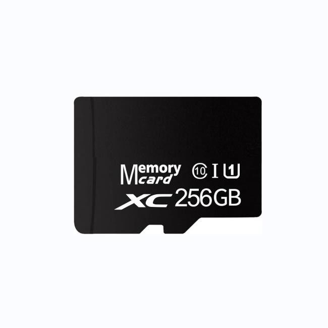 256GB Clase 10 Tarjeta Micro SD UHS-I U1 Compatible con el Pad móvil de la cámara de Dashcam