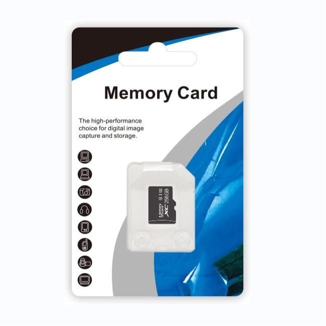 256GB Clase 10 Tarjeta Micro SD UHS-I U1 Compatible con el Pad móvil de la cámara de Dashcam