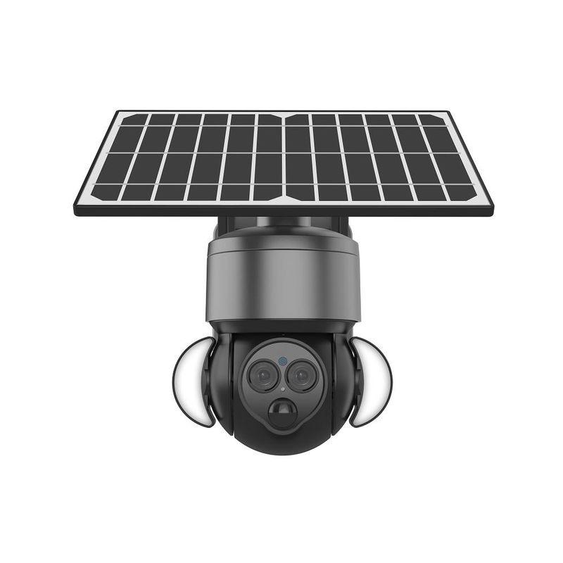 Cámara de seguridad solar de 6MP a todo color para exteriores 4G
